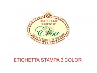 Etichette adesive per fioristi, fiorai e vivaisti (mm 30x23)  (cod.68G)